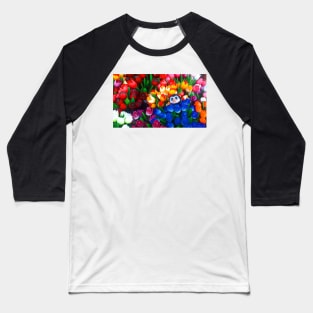 Monsieur Bleu and the wooden tulips Baseball T-Shirt